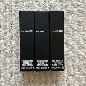 NIB Authentic MAC Pro Longwear Concealers in Shades NC42 (2) and NC45 (1)
